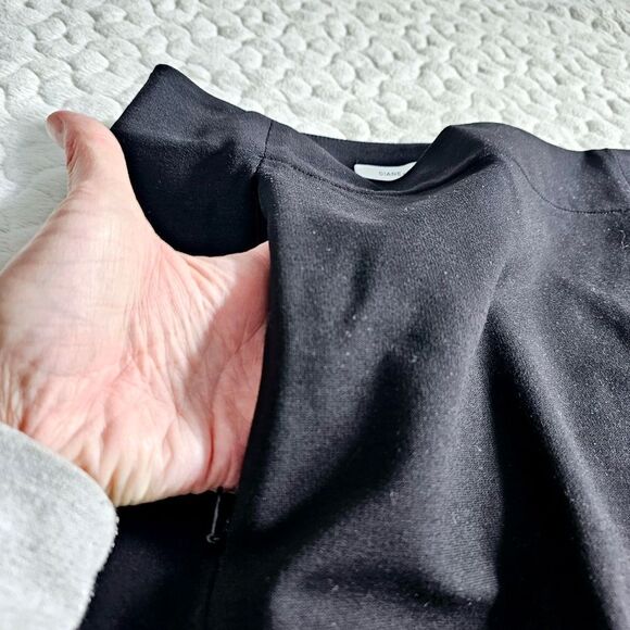 Diane von Furstenberg skirt office business casual black 2 pockets - Picture 8 of 8